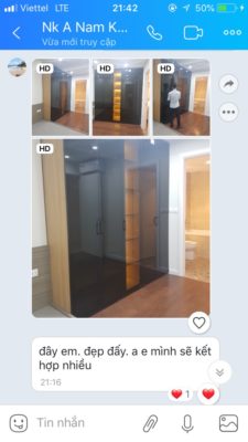 canh kính tủ áo