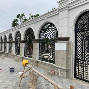 hàng rào sắt mỹ thuật đẹp hà nội